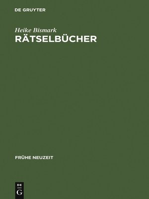 cover image of Rätselbücher